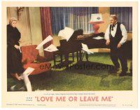 3y639 LOVE ME OR LEAVE ME LC #3 R62 James Cagney throws Doris Day's music in a fit of rage!