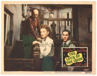 3y643 LUCK OF THE IRISH LC #3 '48 smoking Tyrone Power & Anne Baxter by old man on stairs!