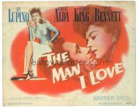 3y173 MAN I LOVE TC '47 sexy smoking bad girl Ida Lupino knows all about men!