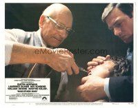 3y659 MARATHON MAN LC #2 '76 Dustin Hoffman, Laurence Olivier, Schlesinger, teeth drilling scene!