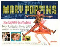 3y178 MARY POPPINS TC R73 Julie Andrews & Dick Van Dyke in Walt Disney's musical classic!