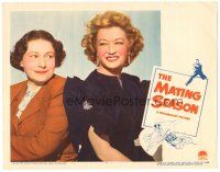 3y668 MATING SEASON LC #7 '51 great close up of Miriam Hopkins & Thelma Ritter!