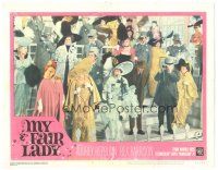 3y700 MY FAIR LADY LC #5 '64 Audrey Hepburn & Rex Harrison excited at the horse races!