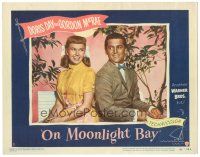 3y730 ON MOONLIGHT BAY LC #2 '51 close up of Doris Day & Gordon MacRae smiling back-to-back!
