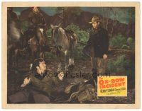 3y747 OX-BOW INCIDENT LC '43 directed by William Wellman, Henry Fonda stands over Dana Andrews!