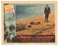 3y756 PHANTOM FROM 10,000 LEAGUES LC #8 '56 Kent Taylor finds two unconscious swimmers on beach!