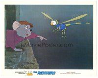 3y794 RESCUERS LC '77 Disney mouse cartoon, close up of Bernard & Evinrude the dragonfly!