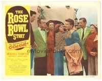 3y809 ROSE BOWL STORY LC #6 '52 c/u of football quarterback Marshall Thompson with his family!