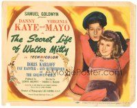 3y218 SECRET LIFE OF WALTER MITTY TC '47 sexy Virginia Mayo & Danny Kay, fantasy comedy!