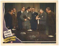 3y836 SHERLOCK HOLMES & THE VOICE OF TERROR LC '42 Rathbone & Bruce examine Reginald Denny's hand!