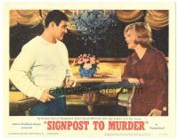 3y842 SIGNPOST TO MURDER LC #7 '65 hysterical Joanne Woodward defies intruder Stuart Whitman!