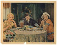 3y845 SILVER LINING LC '32 Maureen O'Sullivan & Betty Compson at table with John Warburton!