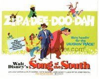 3y223 SONG OF THE SOUTH TC R72 Walt Disney cartoon, Bre'er Rabbit, Br'er Bear & Br'er Fox!
