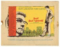 3y229 SWEET SMELL OF SUCCESS TC '57 Burt Lancaster as J.J. Hunsecker, Curtis as Sidney Falco!