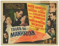 3y231 TALES OF MANHATTAN TC '42 images of all-star cast including Charles Boyer & Rita Hayworth!