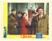 3y902 THIRD MAN LC #2 '49 captured Valli w/ Trevor Howard & Bernard Lee, Carol Reed noir classic!