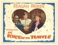 3y951 VOICE OF THE TURTLE LC #5 '48 Ronald Reagan in uniform holding grocery bags, Eleanor Parker