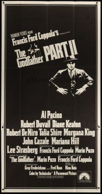 3z036 GODFATHER PART II int'l 3sh '74 Al Pacino in Francis Ford Coppola classic crime sequel!