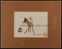 3z100 BAMBI mounted & shrink wrapped w/COA signed serigraph cel '95 by Marc Davis, w/Thumper!