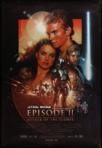 3z212 ATTACK OF THE CLONES style B DS bus stop '02 Star Wars II, Drew art of Christensen & Portman!