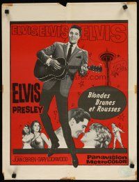 4a034 IT HAPPENED AT THE WORLD'S FAIR Canadian '63 Elvis Presley swings higher than Space Needle!
