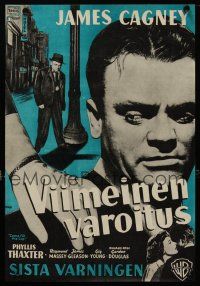 4a049 COME FILL THE CUP Finnish '51 alcoholic James Cagney had a thirst for trouble & women!