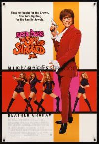 4b047 AUSTIN POWERS: THE SPY WHO SHAGGED ME 1sh '99 Mike Myers, super sexy Heather Graham!
