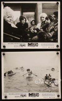 4c738 AMARCORD 4 8x10 stills '74 Federico Fellini classic comedy, presented by Roger Corman!