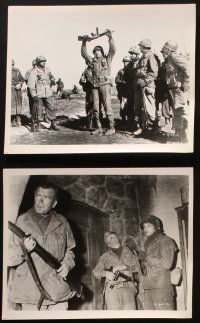 4c447 ATTACK 8 8x10 stills '56 Robert Aldrich, WWII soldiers Jack Palance & Eddie Albert!