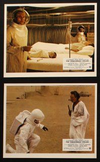 4c016 ANDROMEDA STRAIN 8 color English FOH LCs '71 Michael Crichton novel, Robert Wise directed!