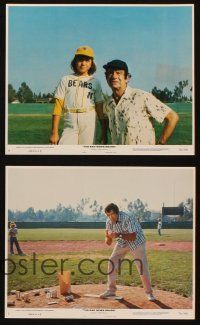 4c194 BAD NEWS BEARS 4 8x10 mini LCs '76 Walter Matthau, Tatum O'Neal, Little League baseball!