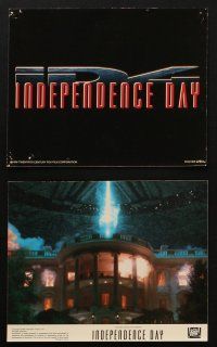 4c053 INDEPENDENCE DAY 8 8x10 mini LCs '96 Will Smith, Bill Pullman, Jeff Goldblum!