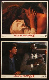4c063 LETHAL WEAPON 3 8 8x10 mini LCs '92 great images of cops Mel Gibson, Glover, & Joe Pesci!