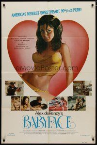 4d064 BABYFACE 1sh '77 classic Alex de Renzy, sexy art of America's newest sweetheart!