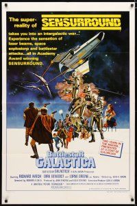 4d077 BATTLESTAR GALACTICA style C 1sh '78 great sci-fi art by Robert Tanenbaum!