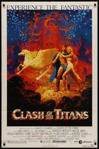 4d200 CLASH OF THE TITANS 1sh '81 Harryhausen, great fantasy art by Greg & Tim Hildebrandt!