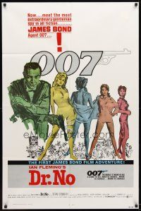 4d305 DR. NO 1sh R80 Sean Connery is the most extraordinary gentleman spy James Bond 007!