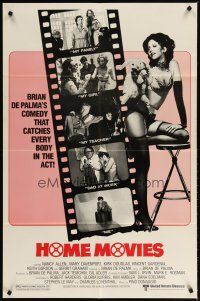 4d452 HOME MOVIES 1sh '80 Brian De Palma, super sexy Nancy Allen in lingerie!