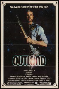 4d682 OUTLAND 1sh '81 Sean Connery is the only law on Jupiter's moon!