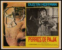 4e066 STRAW DOGS Mexican LC '72 Dustin Hoffman w/shotgun, directed by Sam Peckinpah!