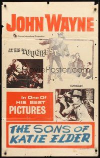 4e018 JOHN WAYNE Trinidadian '70s great images of The Duke, The Sons of Katie Elder!