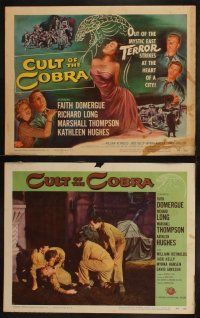 4f082 CULT OF THE COBRA 8 LCs '55 beauty Faith Domergue changed to a thing of TERROR, great images!