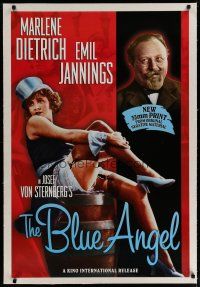 4g049 BLUE ANGEL linen 1sh R90s Josef von Sternberg, Emil Jannings, sexy Marlene Dietrich!