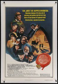 4g284 MURDER BY DECREE linen 1sh '79 Christopher Plummer as Sherlock Holmes, James Mason as Watson!