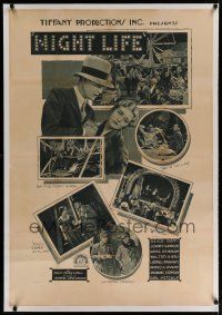 4g294 NIGHT LIFE linen rotogravure 1sh '27 reformed pickpocket Alice Day in Vienna finds true love!