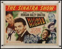 4h081 HIGHER & HIGHER linen 1/2sh '43 super young Frank Sinatra, Jack Haley, Dooley Wilson shown!