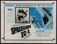 4h097 SPACEFLIGHT IC-1 linen 1/2sh '65 sci-fi, frozen humans are used to build a new civilization!