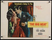 4j025 BIG HEAT 1/2sh '53 Glenn Ford is going to make sexy Gloria Grahame pay, Fritz Lang