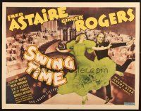 4j047 SWING TIME 1/2sh '36 wonderful image of Fred Astaire dancing with Ginger Rogers!