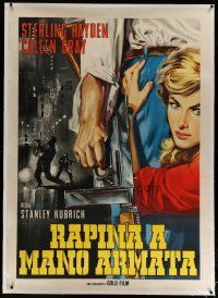 4j210 KILLING linen Italian 1p R64 Stanley Kubrick classic film noir, cool completely different art